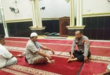 Polsek Tulang Bawang Tengah Perkuat Kamtibmas Melalui Safari Sholat Subuh