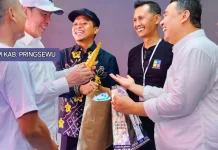 Bupati Pringsewu Promosikan Mocaf di Hadapan Jokowi