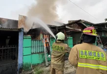 Rumah Permanen di Sukabumi Bandar Lampung Terbakar, Kerugian Ditaksir Capai Rp150