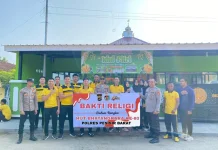 Polres Pesisir Barat Bakti Religi di Mushola Al- Arsyad