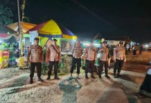 Polsek Abung Semuli Amankan Sholawatan Gus Rodhi