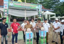 Polres Pesisir Barat Amankan Jalannya Turnamen Bupati Cup