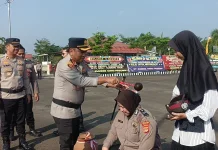 Kapolres Mesuji Ingatkan Tanggung Jawab usai Naik Pangkat