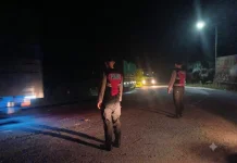Patroli Malam Polres Mesuji Tingkatkan Rasa Aman