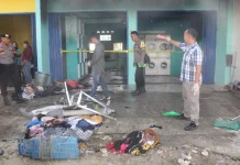 WJ Laundry di Pringsewu Terbakar, Kerugian Ditaksir Capai Rp100 Juta