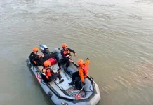 Dua Remaja Tenggelam di Sungai Pringsewu belum Ditemukan