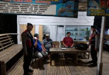 Patroli Janji Jaga Amankan Jalintim Mesuji Malam Hari
