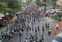 Sebanyak 5.745 Pelari Ramaikan Bhayangkara Half Marathon 2026 di Lampung