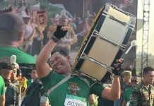 Meriahkan Kostrad Run 2026, Mayjen Kristomei Main Drumband Bersama Petinggi TNI