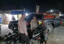 Patroli Malam Perkuat Keamanan Tiga Desa Mesuji