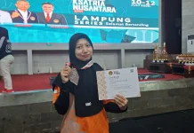 Mahasiswa FMIPA Unila Raih Juara 2 International Ksatria Nusantara PBTI SERIES 5