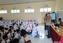 Polisi Mesuji Kampanyekan Anti Bullying saat MPLS