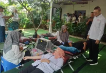 Peringati Harsiarnas, KPID Lampung Gelar Donor Darah