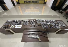 Polres Mesuji Intensifkan Pengumpulan Senjata Ilegal