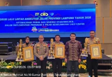 Sat Lantas Mesuji Borong Tiga Penghargaan Bergengsi