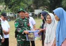 Bangun Negeri dari Desa, Kodim 0410/KBL Optimalkan TMMD di Pinang Jaya