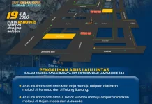 Pawai Budaya HUT Bandar Lampung, Polisi Alihkan Arus Lalu Lintas di Sejumlah Ruas