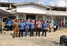 Polres Mesuji Kawal Penyaluran Beras Murah Bulog