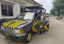 Pamapta Polres Lampung Utara Gelar Simulasi Respon Cepat ke TKP