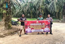 Polsek Way Serdang Imbau Karhutla di Perkebunan PT PAL Lambang Jaya