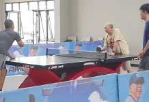 Faisol Djausal Pacu Semangat Atlet Tenis Meja Porwanas