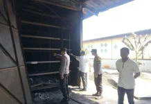 Gudang Pabrik Karet PTPN 1 Waybrulu Kebakaran, Kerugian Rp700 Juta