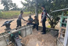Polres Mesuji Patroli Janji Jaga di Titik Rawan Perbatasan