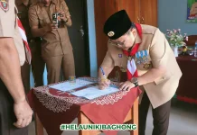 Lantik Pengurus Pramuka Pesisir Barat, Wakil Bupati Tekankan Penguatan Karakter