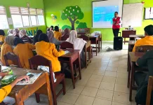 PLN UP3 Pringsewu Sosialisasi Bahaya Listrik di SMA Muhammadiyah Kalirejo