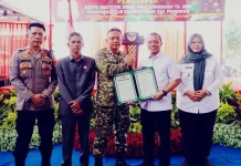 Karya Bakti TNI Rampung, Bupati Pringsewu Minta Warga Jaga Hasil Pembangunan