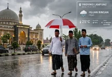 BMKG: Sejumlah Wilayah Lampung Berpotensi Diguyur Hujan Hari Ini
