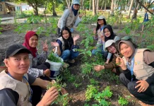 Desa Pulau Pahawang Terima Peralatan Pengolahan Pupuk Organik