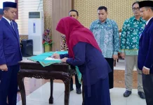 Bupati Pringsewu Rombak Pejabat Pengawas dan Kepala UPTD Puskesmas