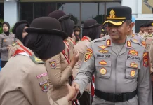 Polresta Bandar Lampung Lepas Kontingen Saka Bhayangkara Ikuti Lokabhara