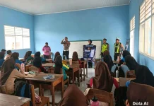 Pelajar Mesuji Dikenalkan Layanan Digital Kepolisian Modern