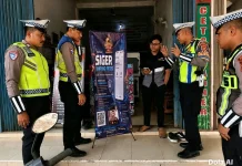 Tingkatkan Pelayanan, Satlantas Polres Mesuji Sosialisasi App Siger