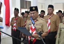 Kepala BNNK Lamsel Dilantik Jadi Ketua Majelis Pembimbing Saka Anti Narkoba