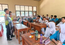 Pelajar Mesuji Diajak Tertib Lalu Lintas sejak Dini
