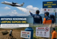 Kemarau Menguat, Lampung Siapkan Operasi Modifikasi Cuaca