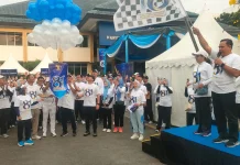 Fun Walk Hari Pengayoman ke-81, Kemenkum Lampung Dekatkan Layanan ke Masyarakat