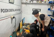 PKPM IIB Darmajaya Latih Komputer Anak di Taman Baca Anjung Pintar Sukabanjar