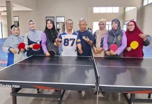 Tekun Latih Teknik Bintik, Tenis Meja Bidik Juara Umum Porwanas