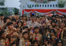Gubernur Mirza Lepas 598 Peserta Kontingen Lampung Ikuti Jambore Nasional XII