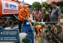 BPBD Bandarlampung Bersihkan Drainase dan Atasi Dampak Kekeringan