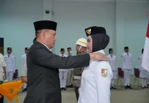 32 Paskibraka Tubaba Dikukuhkan, Siap Bertugas 17 Agustus