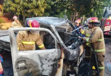 Mobil dan Motor Terbakar di Labuhan Ratu, Kerugian Ditaksir Rp170 Juta