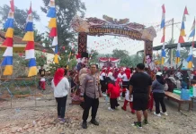 Warga Sidomulyo Lampung Selatan Gelar Jalan Sehat Peringati HUT Ke-81 RI