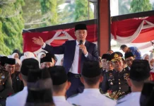 Bupati Tubaba Novriwan Jaya Apresiasi Anggota Paskibraka