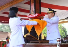 Bupati Tubaba Pimpin Upacara HUT ke-81 Kemerdekaan RI