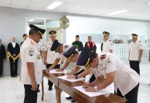 Lantik Pejabat Baru, Kakanwil Ditjenpas Lampung Tekankan Amanah dan Integritas